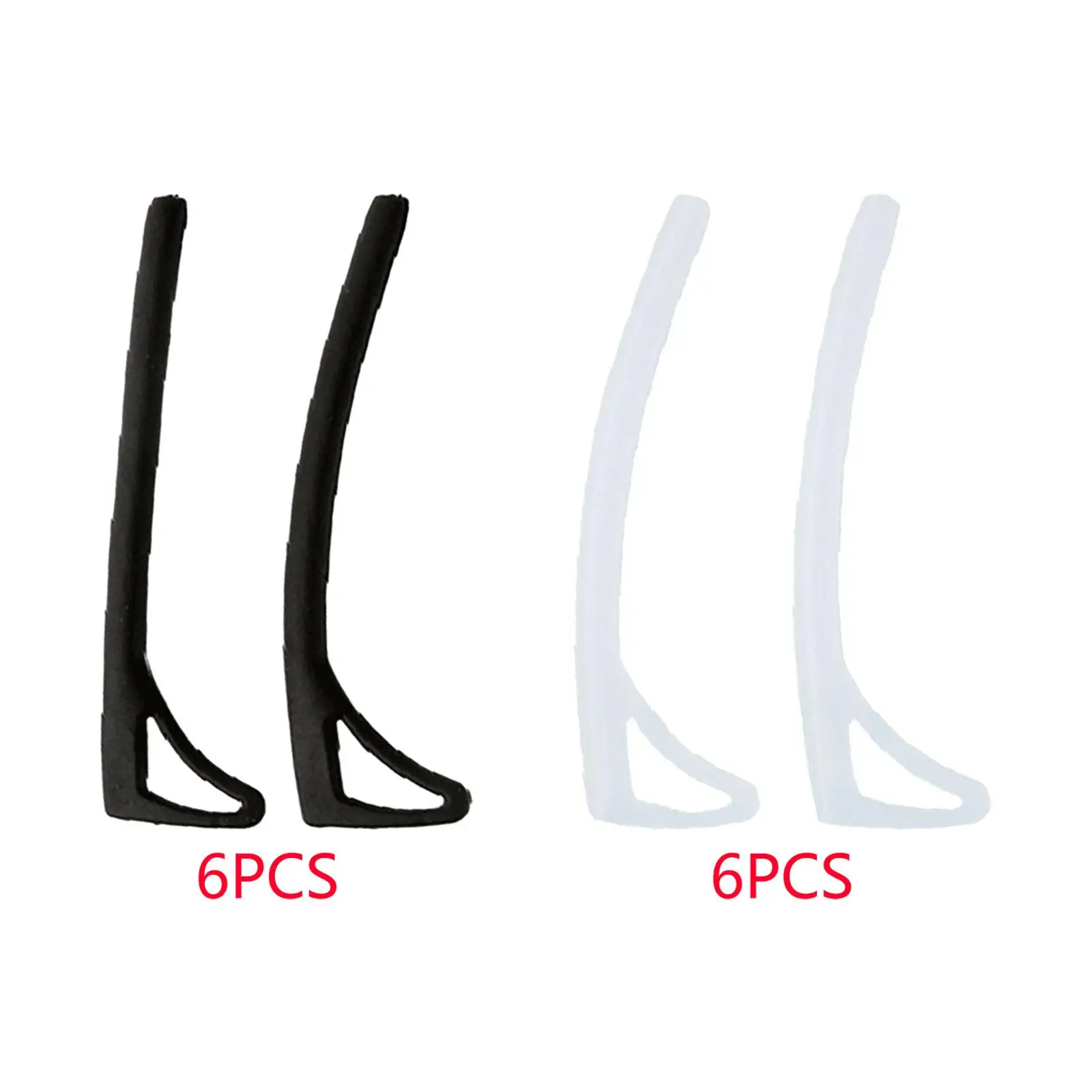 12 قطعة من مقابض الأذن النظارات وسادة الأذن للأطفال والكبار