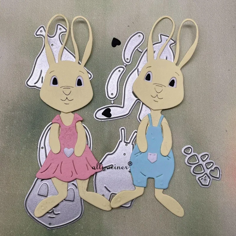 

New Cute bunny DIY Craft Metal Cutting Die Scrapbook Embossed Paper Card Album Craft Template Stencil Dies