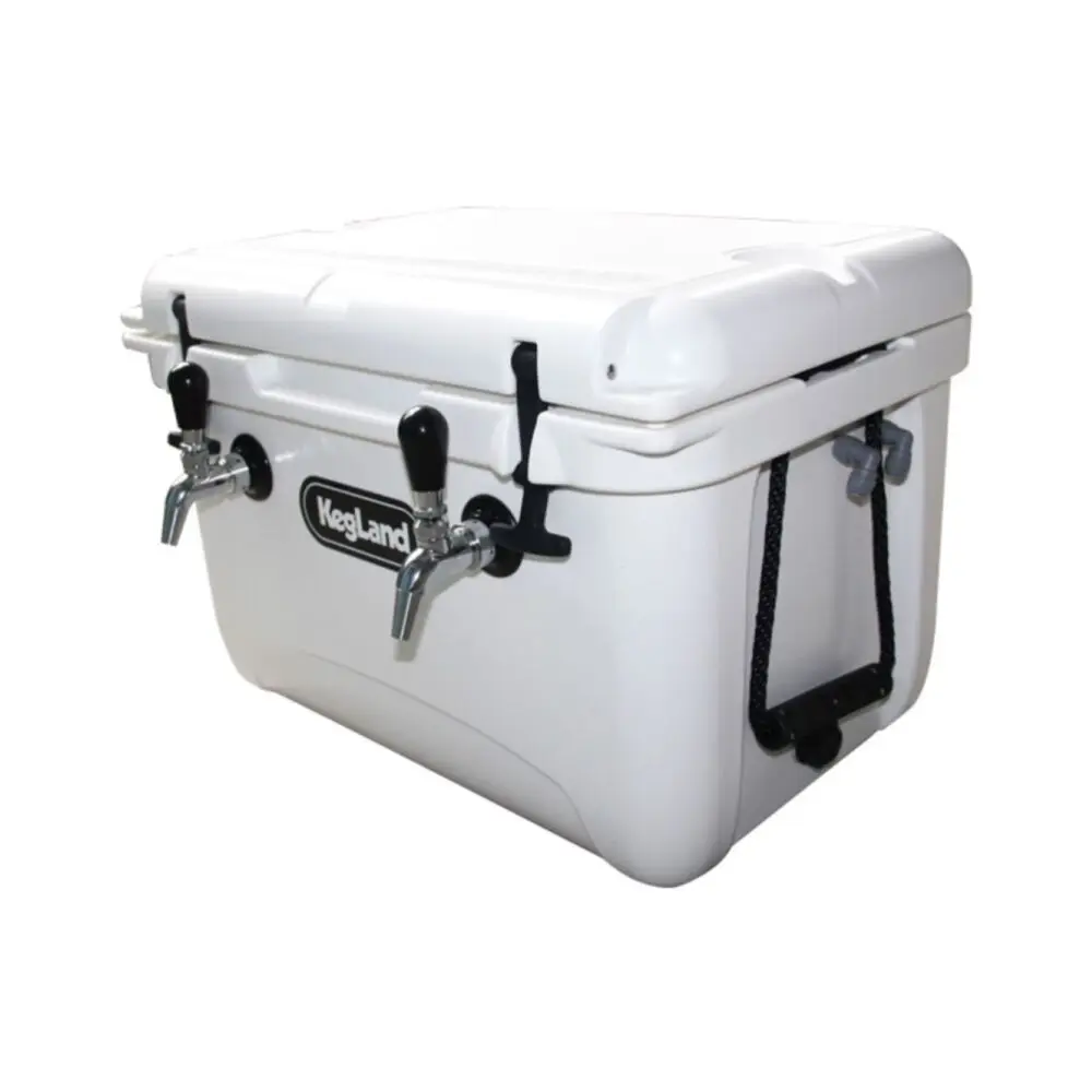 KegLand Double Tap Cooler Jockey/Magic Box - With Aluminium Cold Plate Beer Home Brewing Accessory