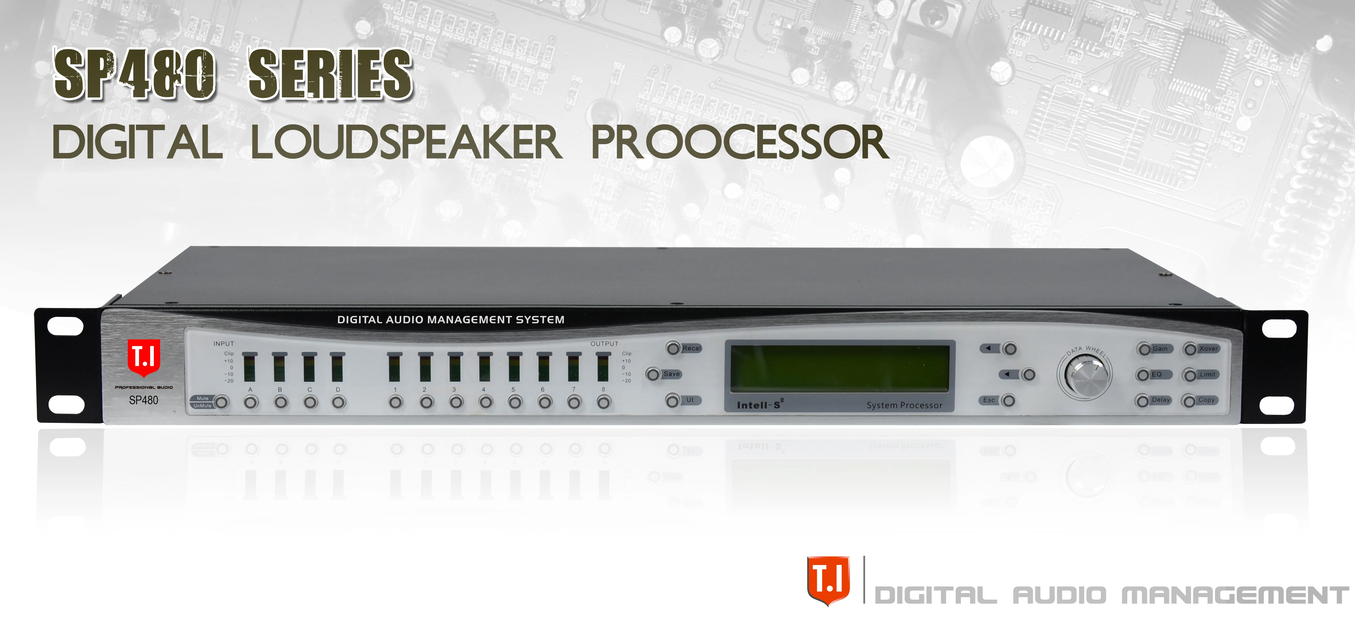Metal Surround Sound DSP Processor Professional Speaker Audio System