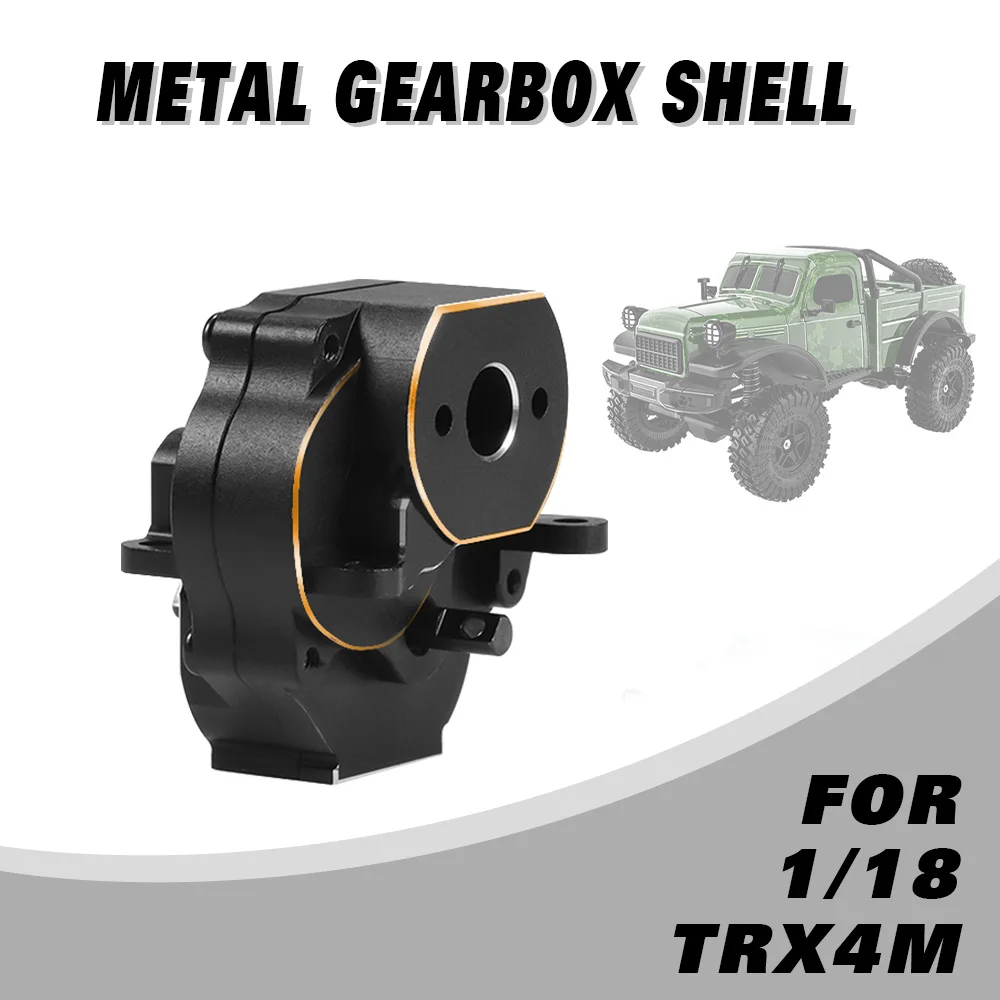 9IMOD Cambio in metallo Shell TRX4M Cambio Shell Cambio Trasmissione per 1/18 TRX4M Crawler