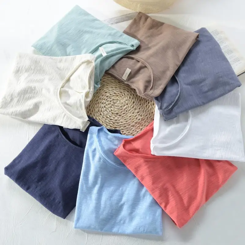 

Men's Slim Fit ort Sve T-irt Thin Base Sweatirt Casual Cotton No-Brand Faion Spring Summer Basic Color