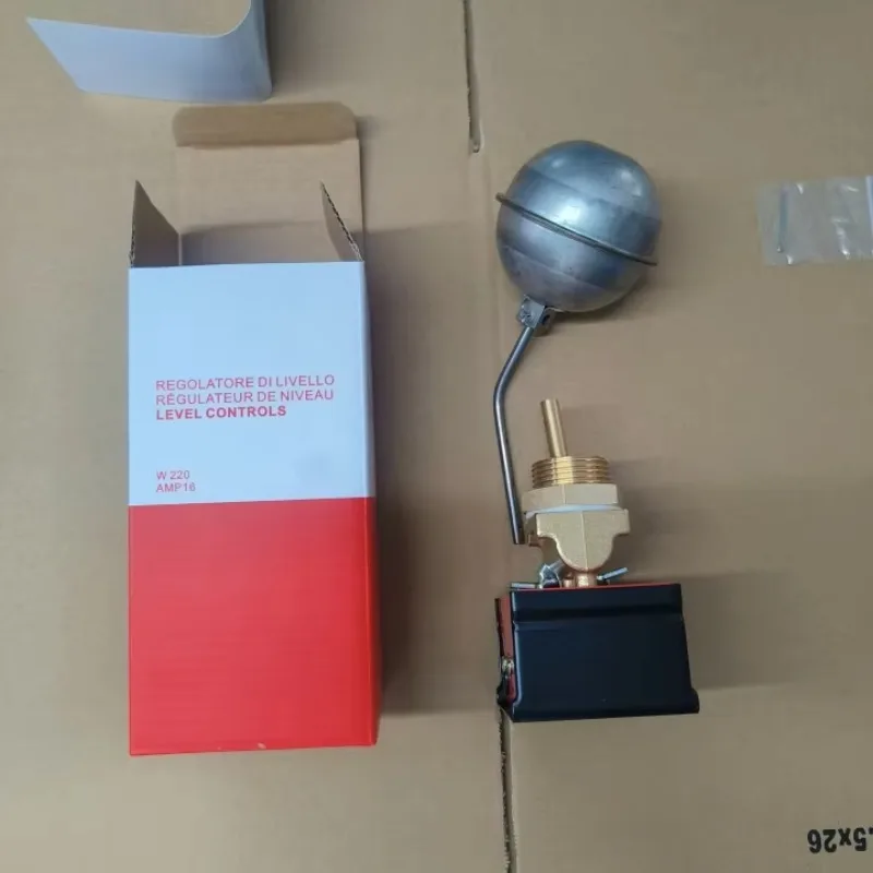 SS304 Float Ball Level Controller FS-01 AMP16 W220 CEL for Laundry Ironing Cleaning Equipment Laundry Machine、Ironing Equipment