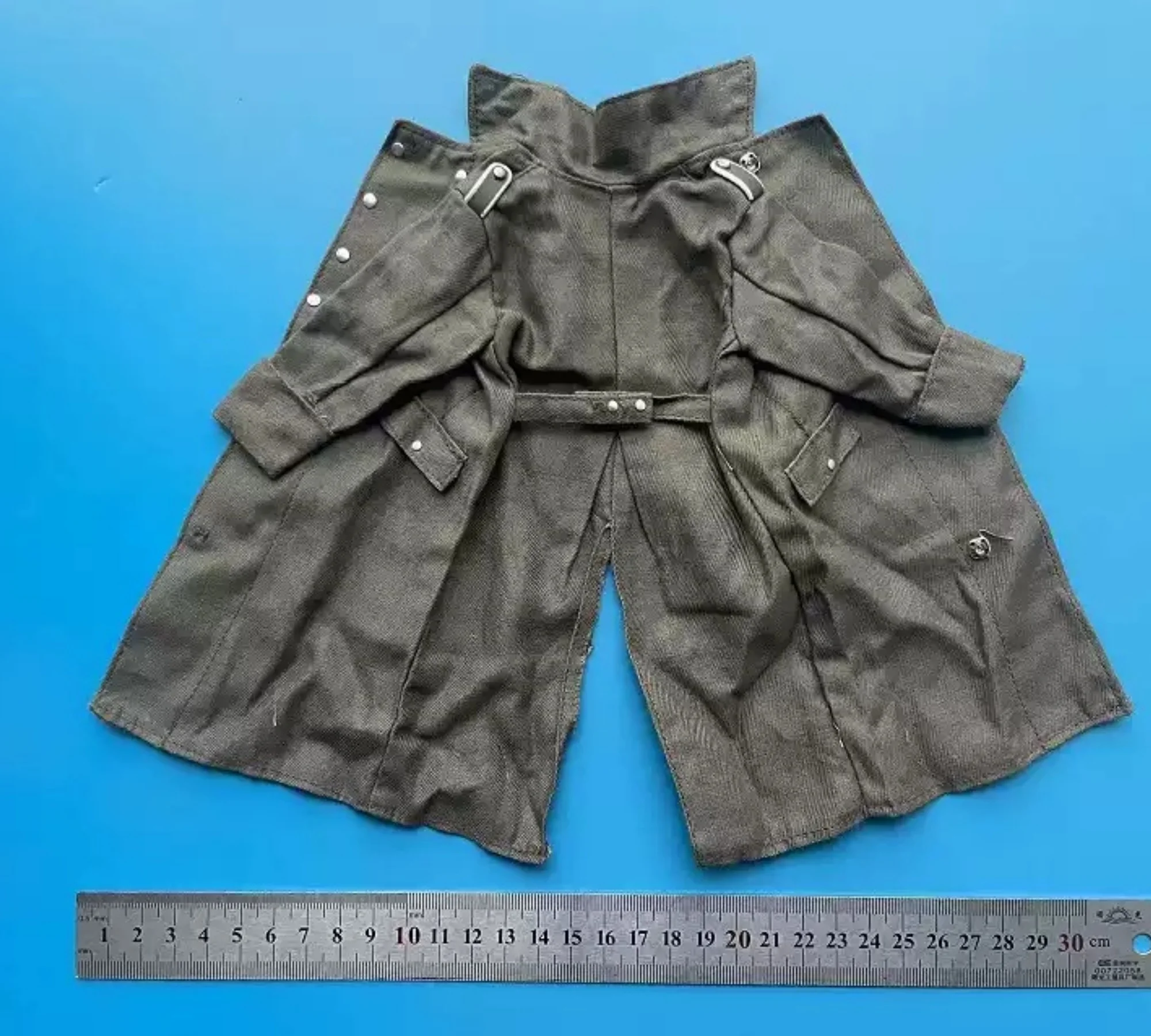 zqn 1/6 Niemiecki Żołnierz Płaszcz Kurtka Model Zabawki Pasuje do Figurki Akcji 12''