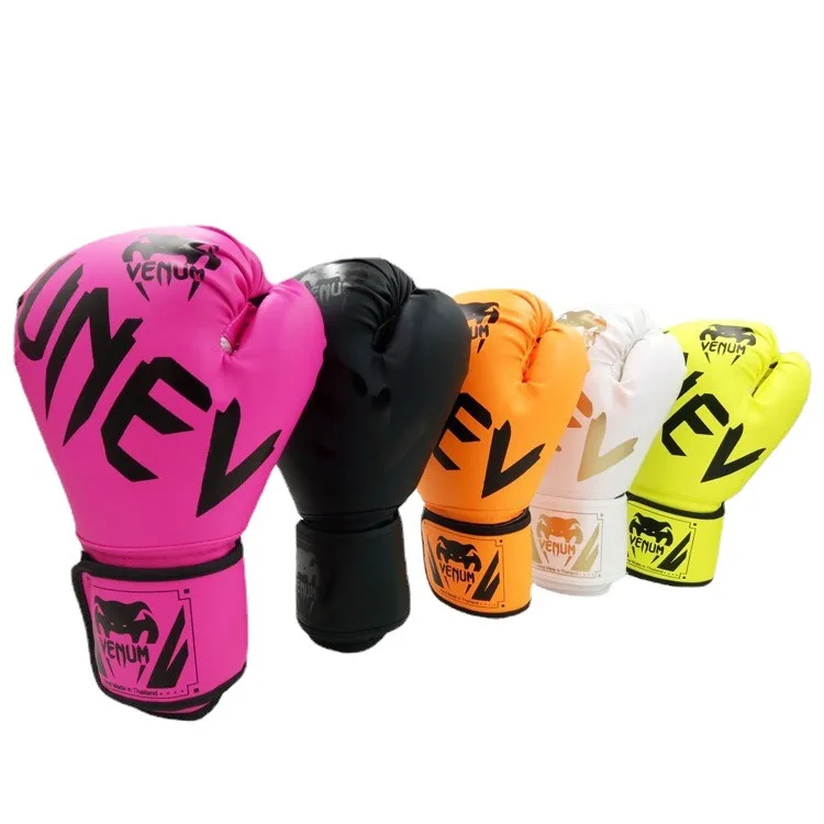 Guantoni da boxe per bambini in pelle PU MMA Fighting sacco da boxe guanti da Kickboxing Karate Muay Thai Training guanti da allenamento per bambini