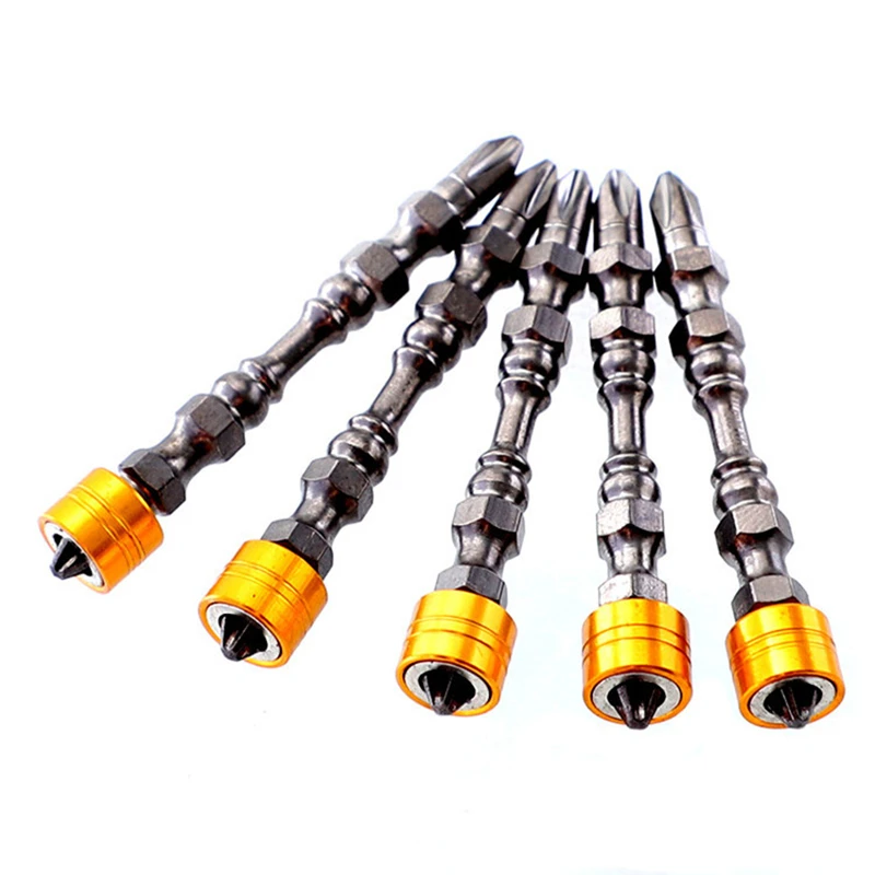 NEW 10pcs 65mm/110mm Screwdriver Bit Set Phillips Head PH2 Magnetic Bits 1/4\'\' Hex Shank D1 Steel For Electric Screw Driver