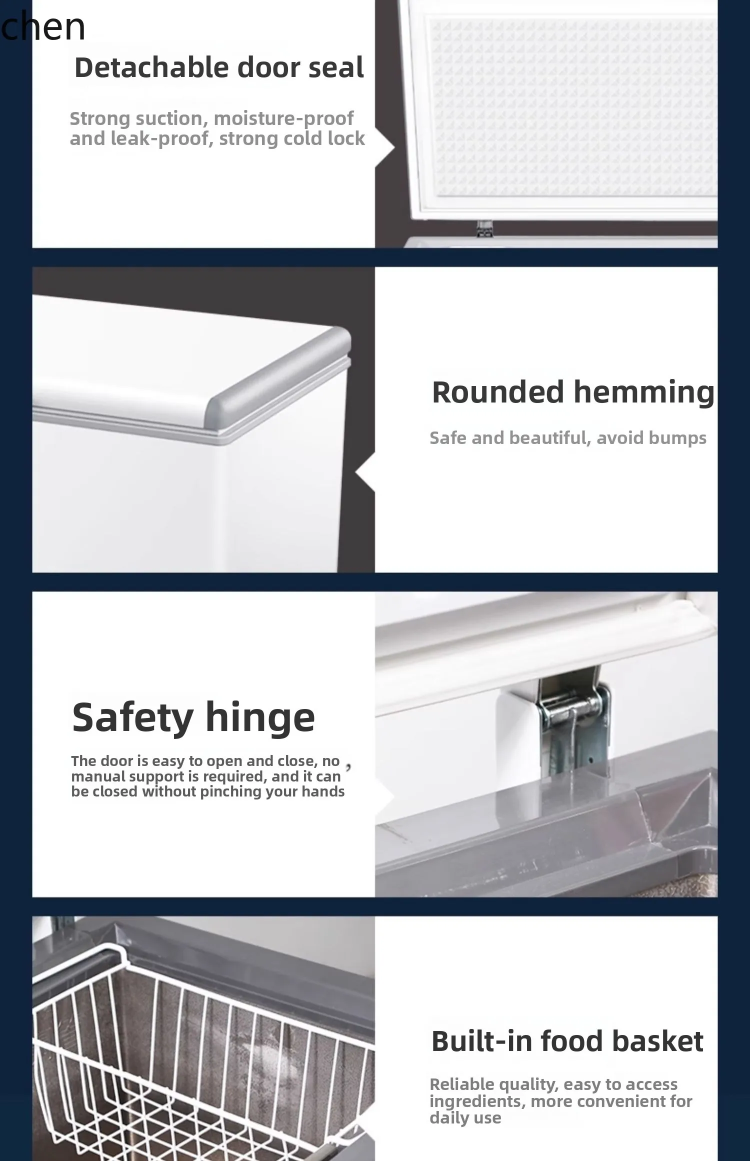 Congelatore HXL a temperatura ultrabassa meno 60 gradi/-80 gradi armadio congelato per frutti di mare di tonno congelato