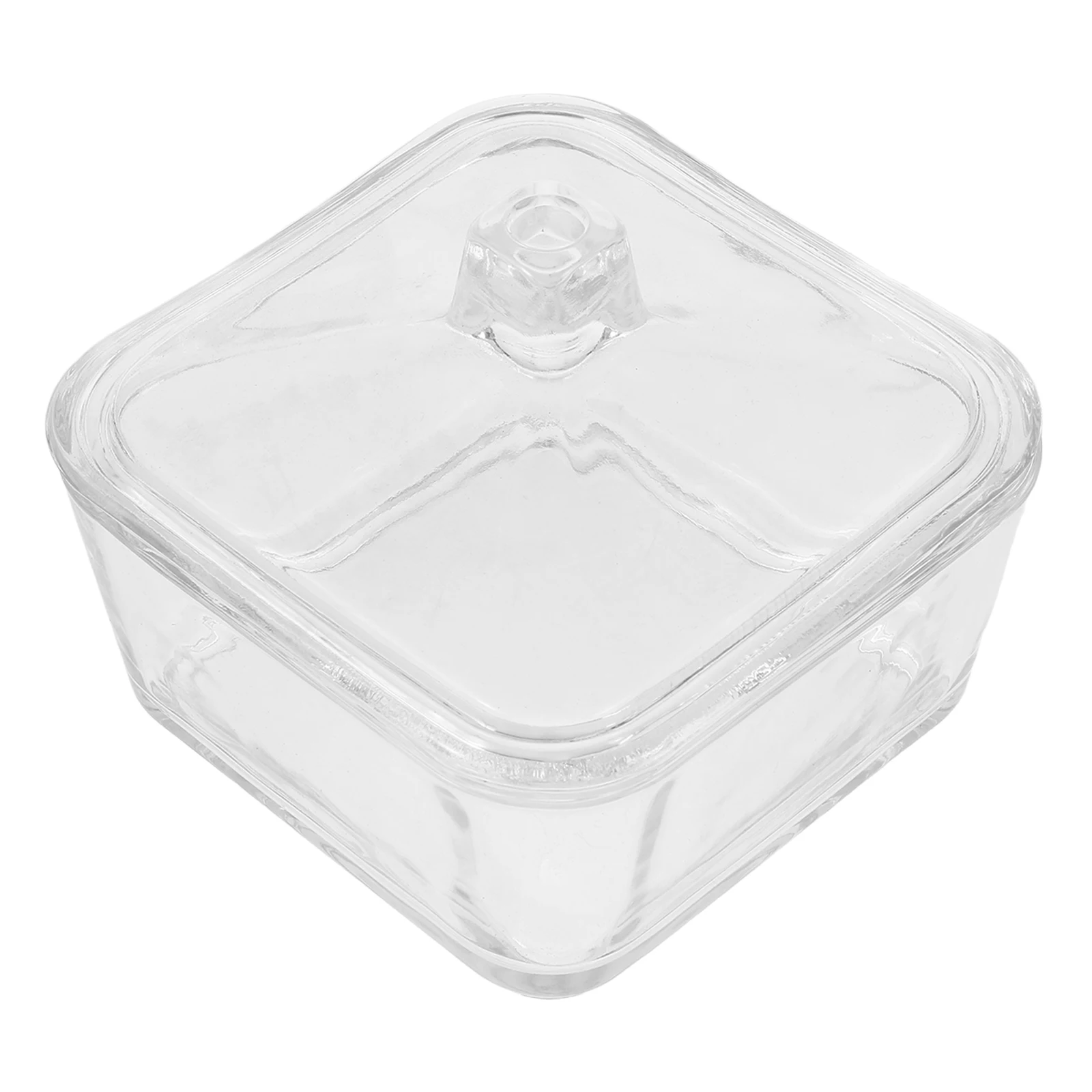 

1pcs Coffee Sugar Cube Jar Glass Lid Elegant Decorative Kitchen Canister For Home Office Coffee Bar Storage Freshness Keeper