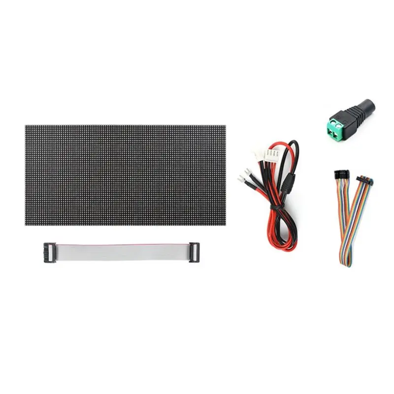 【PUBLICITY】Flexible 96X48-Pixel RGB Full-Color LED Matrix Panel P2.5 240X120mm Indoor Billboard Display Screen