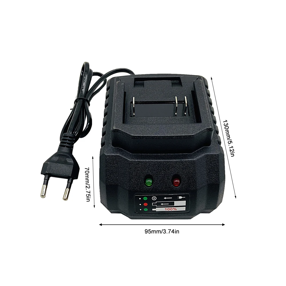 Battery Charger Suitable For Makita 18V 21V Li-Ion Battery Portable Fast Charger For Makita Battery Replacement EU US UK Plug