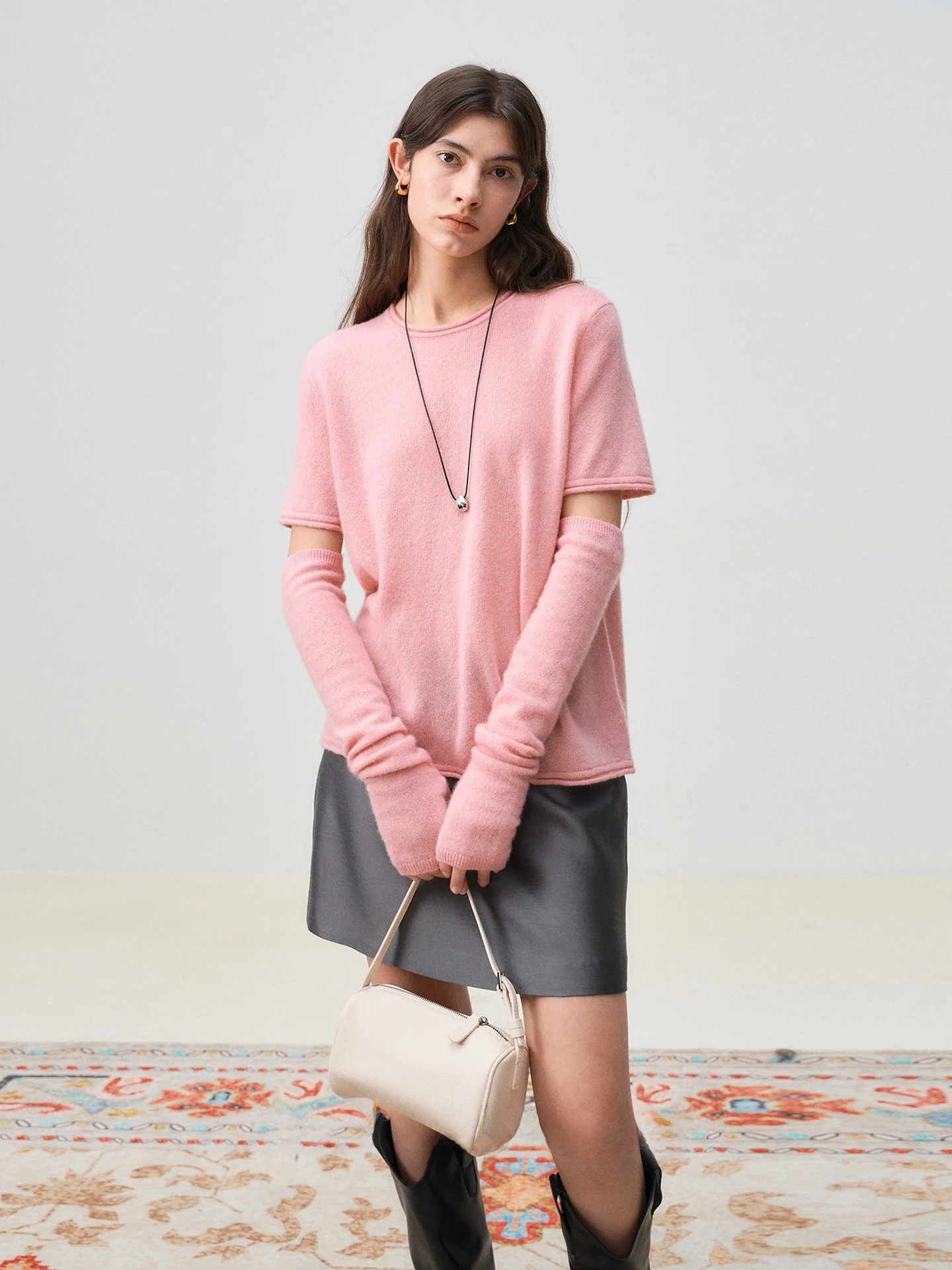 

Camere Silk ort Sve Hoodie Sve Cover FreMoi × Herbalife mat Sle Regular Fit Medium Softn Knitted Wome...