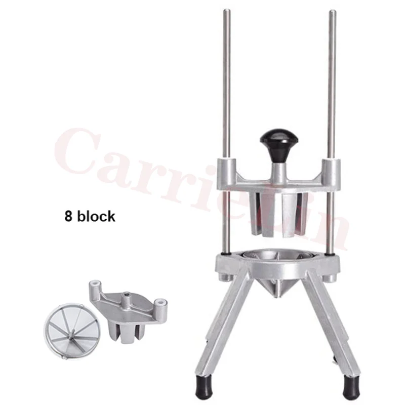 آلة كتلة الفاكهة اليدوية التجارية الخيار والبرتقال والليمون سبليت كتلة الفاكهة والخضروات القاطعة