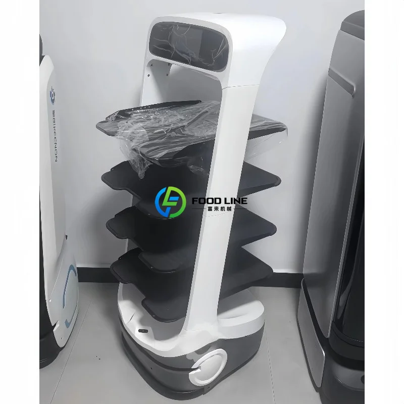 Industrial Grade Meal Delivery Robot Multi-Scenario Service Waiter Robot For Hotel Cafe Restaurant Hospital