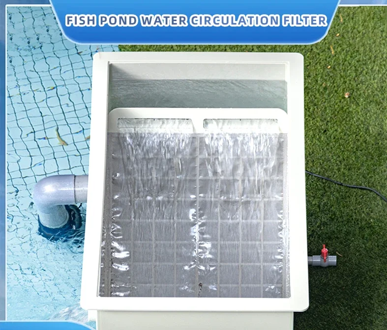 customizable 10m3/h seive filter for koi pond factory price aquarium fish tank mesh sieve pond filter