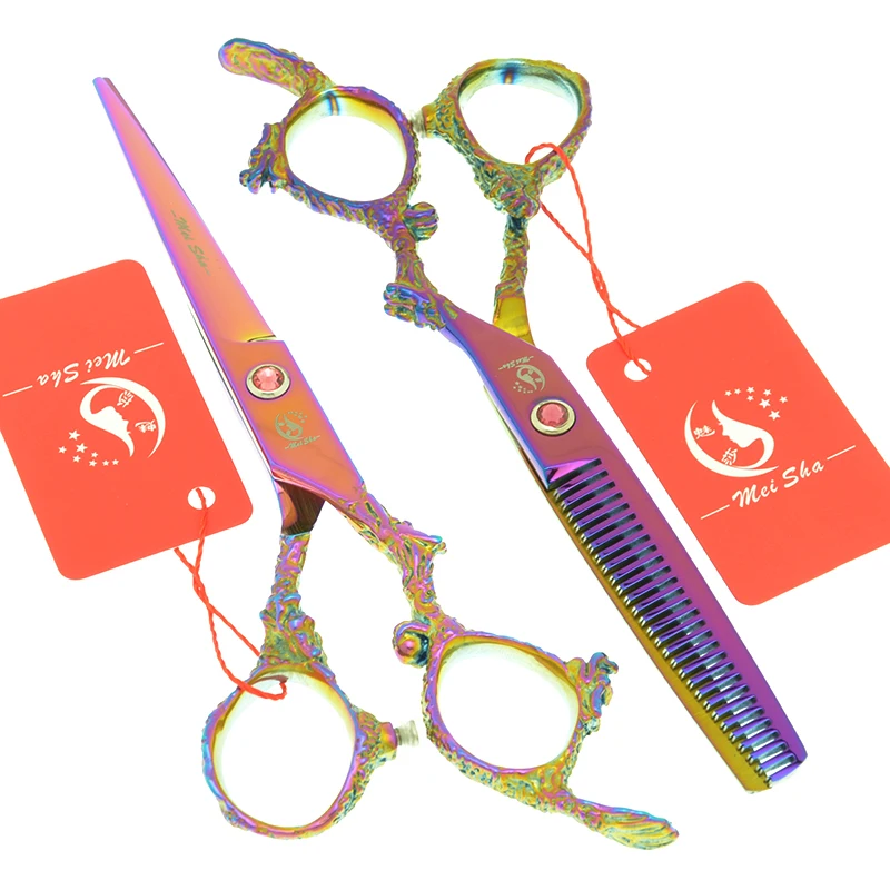 

Meisha 6 inch Professional Hair Cutting Scissors Hairdressing Shears Salon Barber Haircut Thinning Scissors Japanese 440C A0110A