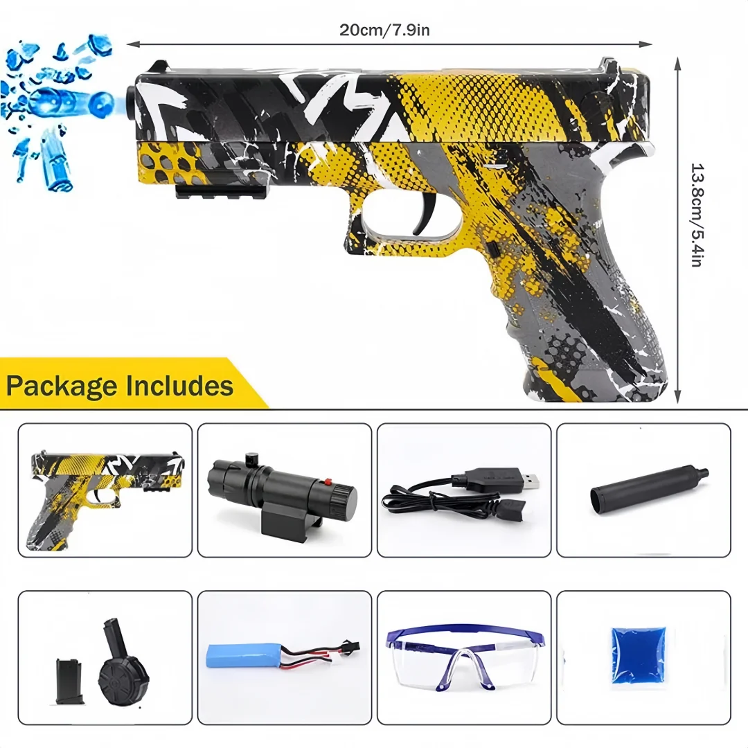 JM X2 ELECTRIC WATER Gel Bullets GUNS FOR ADULTS BOYS TOY GUN DROPSHIPPING WITH ORIGINAL  WITH 20000 gel balls 7-8MM gel gunammo