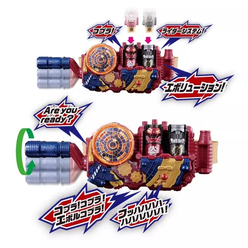 Bandai Genuine DX Kamen Rider Build Anime Evol-Driver Evol-Trigger Rabbit Dragon Evol-Bottle Toys Kids Gift Collectible Model