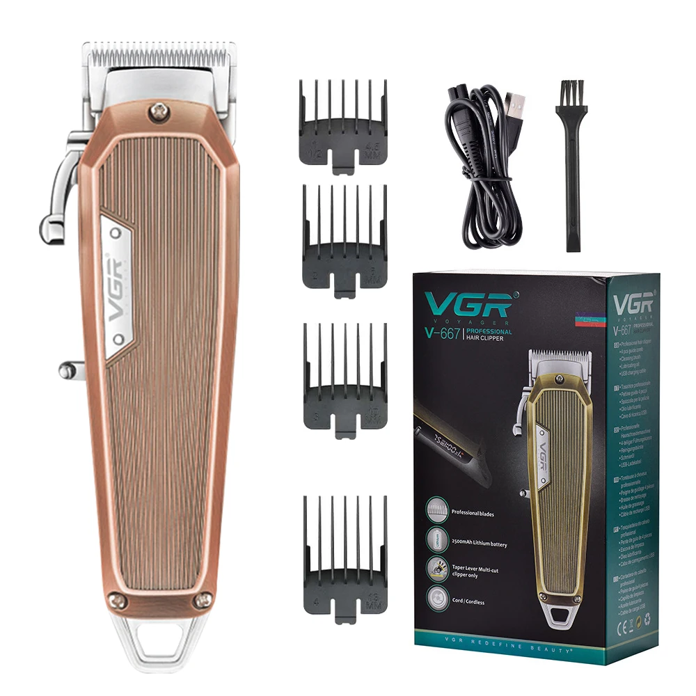Professional Hair Clipper Rechargeable Hair Trimmer For Men Shaver Hair Cutting Machine Barber Accessories Cut Machin Beard
