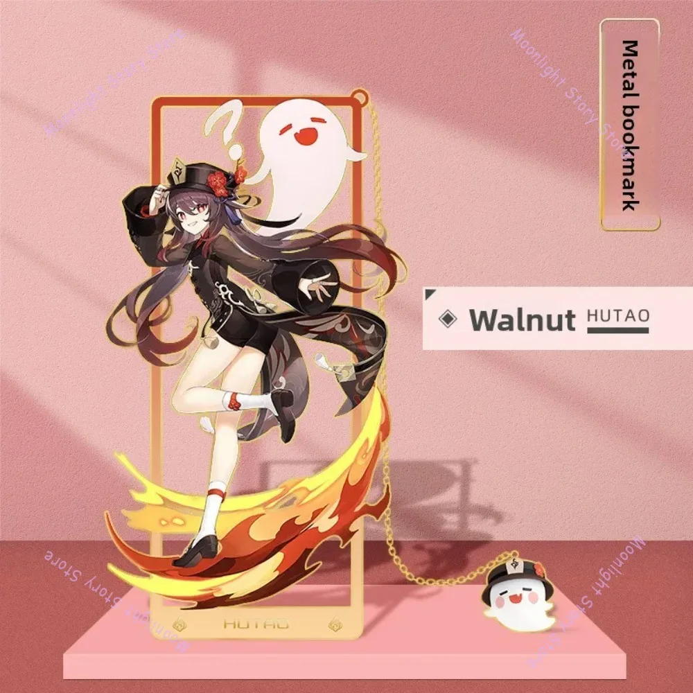 Zhongli Yae God Son Thunder God Ke Qing Butterfly Genshin Impact Anime Accessories الحلي المعدنية المرجعية كتاب الديكور