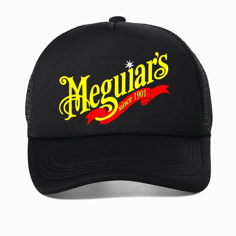 

Meguiars Automobile Car Truck Auto Baseball Cap summer cool men Mesh breathable Trucker Hat Outdoor Sun hats