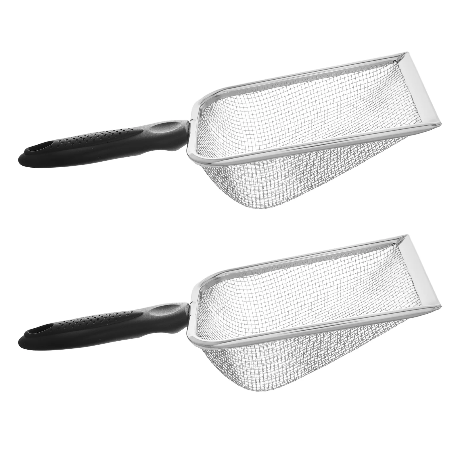 

2Pcs Cat Litter Scoop Metal Mesh Durable Heavy Duty Sifter for Litter Box Cleaning Pet Poop Scooper Cat Pooper Scooper