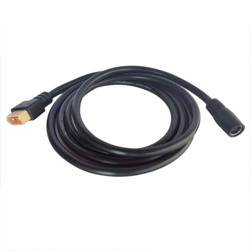 DC7909 Female to XT60 Male Power Cable for Solar Panel Connection and Power Station Charging