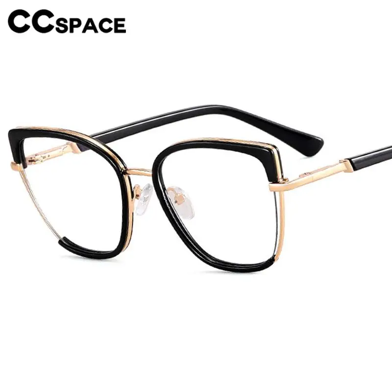 R57635 Tr90 Blue Light Blocking Glasses Frame Women Casual Spring Hinge Optical Presbyopia Eyeglasses Customizable Diopters