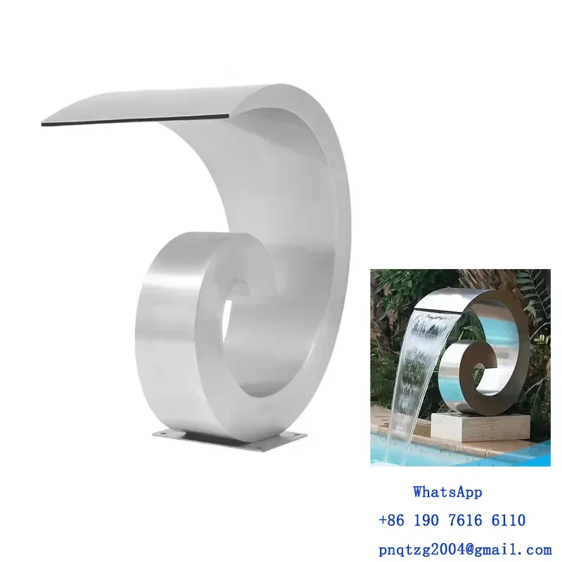 Swimming Pool Arc Nozzle Water Curtain 304 Stainless Steel Arc Hook Nozzle Spa Water Slap Bath Massager Equipment 350x150mm