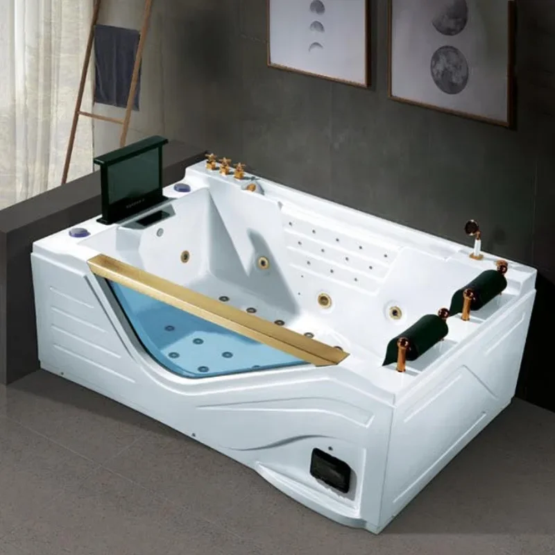 Jacuzzi, acrylic fiberglass double bath, bed and breakfast hotel bubble pool, villa