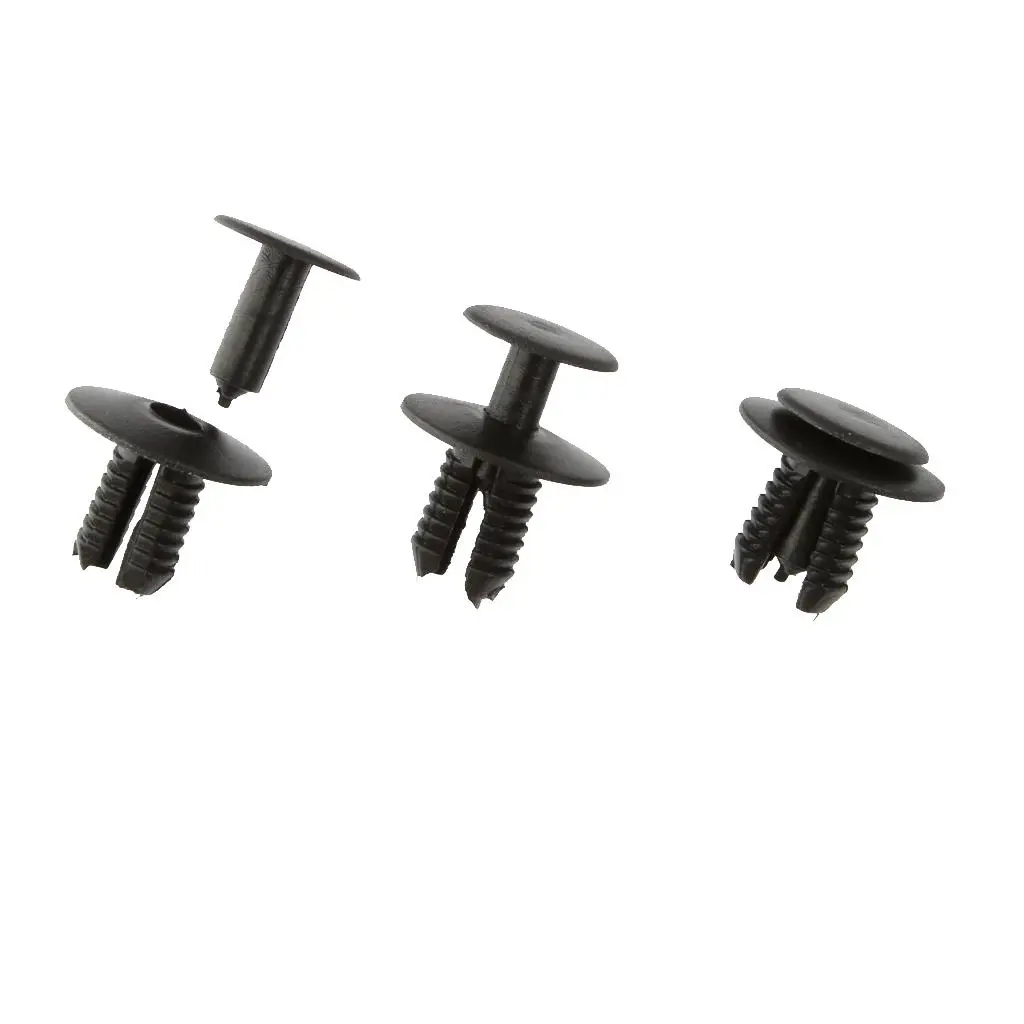 3-6pack Car Body Plastic Push Pin Rivet Fasteners Trim Moulding Clip Assortment