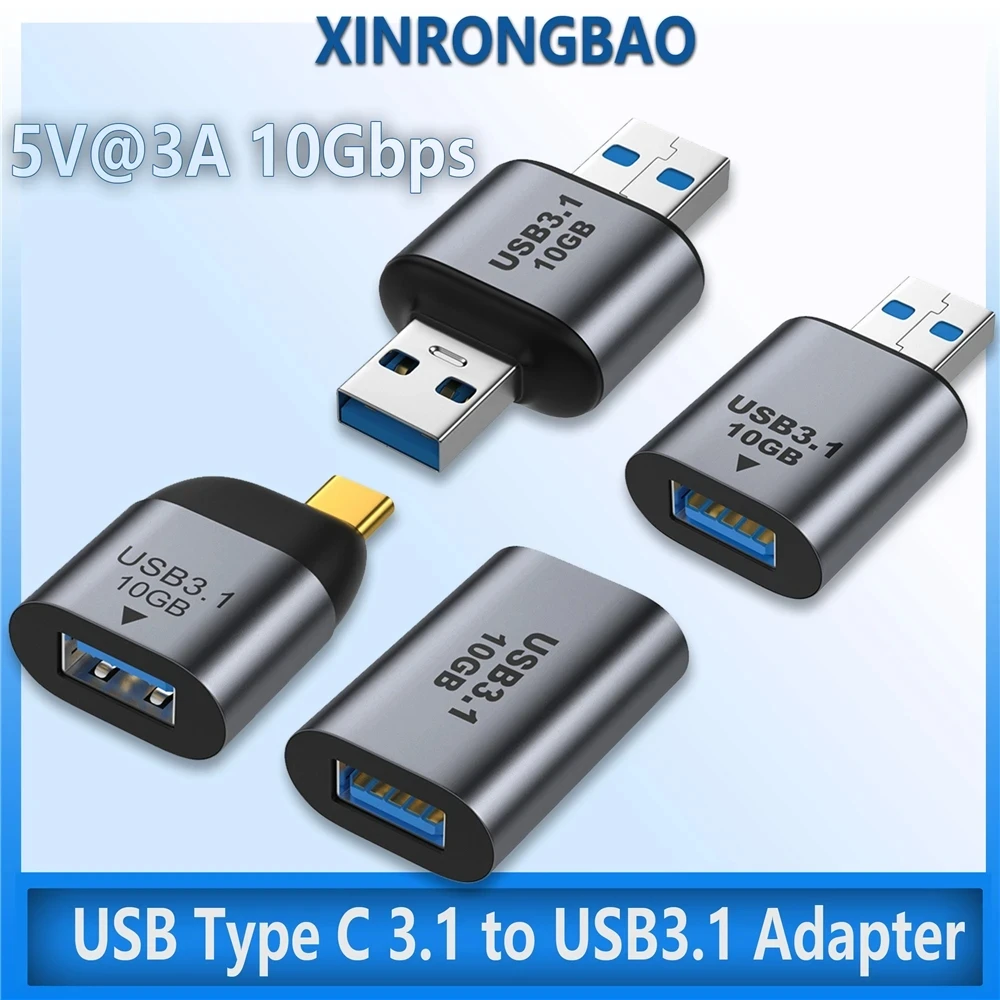 Imagem -06 - Usb tipo c 3.1 para Usb3.1 Adaptador Conversor Masculino Feminino 5v @ 3a Allo Usb3.1 Gen2 Carregamento de Dados Conector de Transferência de Alta Velocidade 10gbps