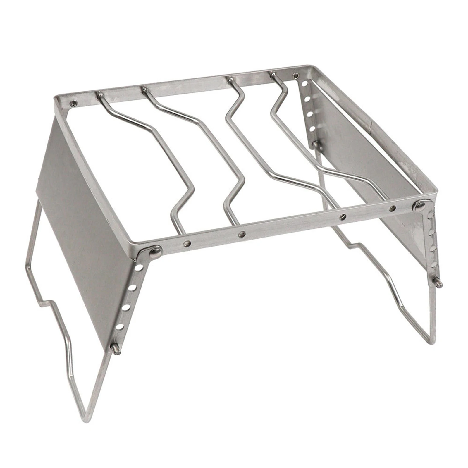 

Outdoor Camping Foldable Barbeque Grill Barbeque Grill Foldable Outdoor Camping Pot Bracket Stove Rack Brand New