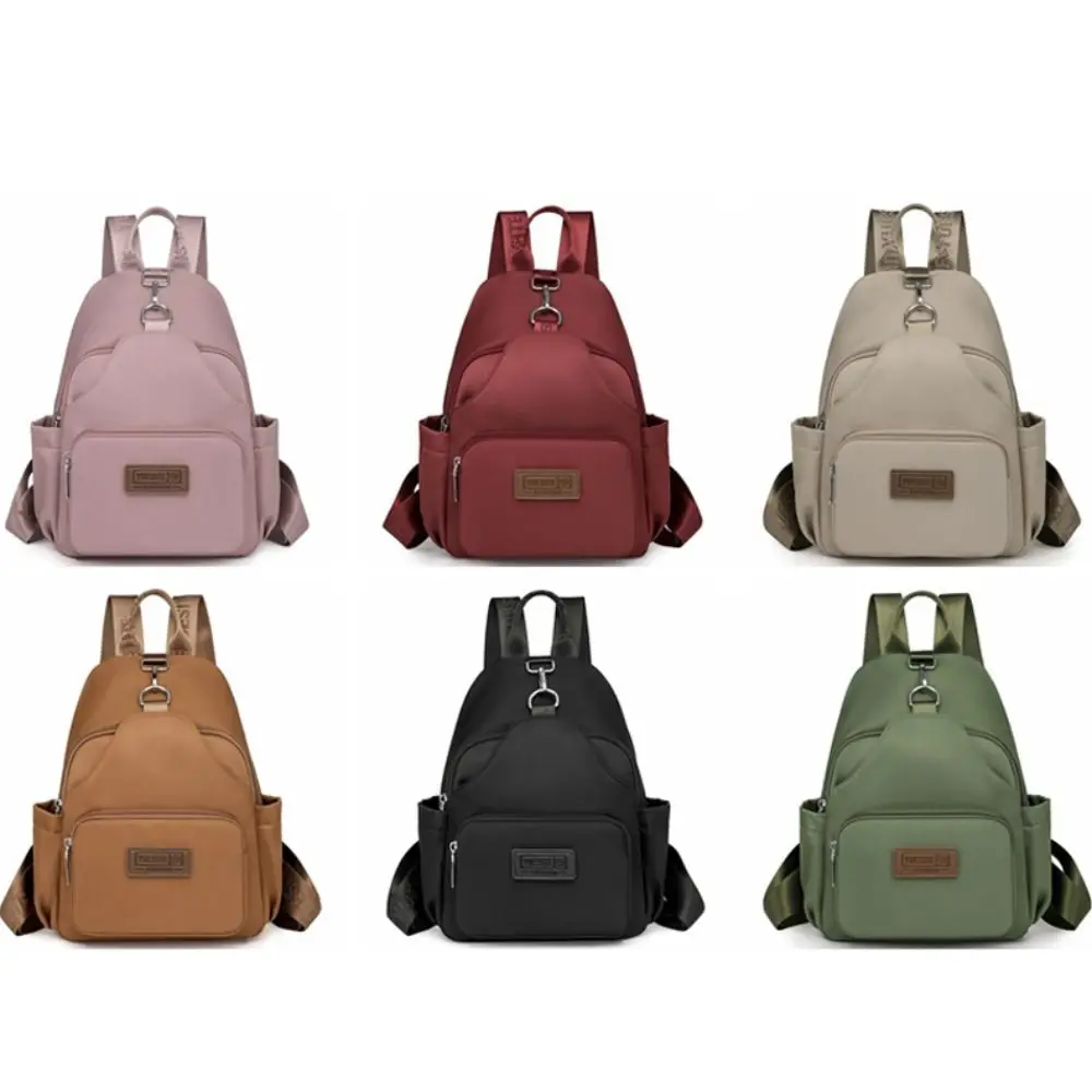 

Fashion Nylon Backpack Waterproof Multi-pocket Schoolbag Multi-color Large Capacity Travel Bags Commuting