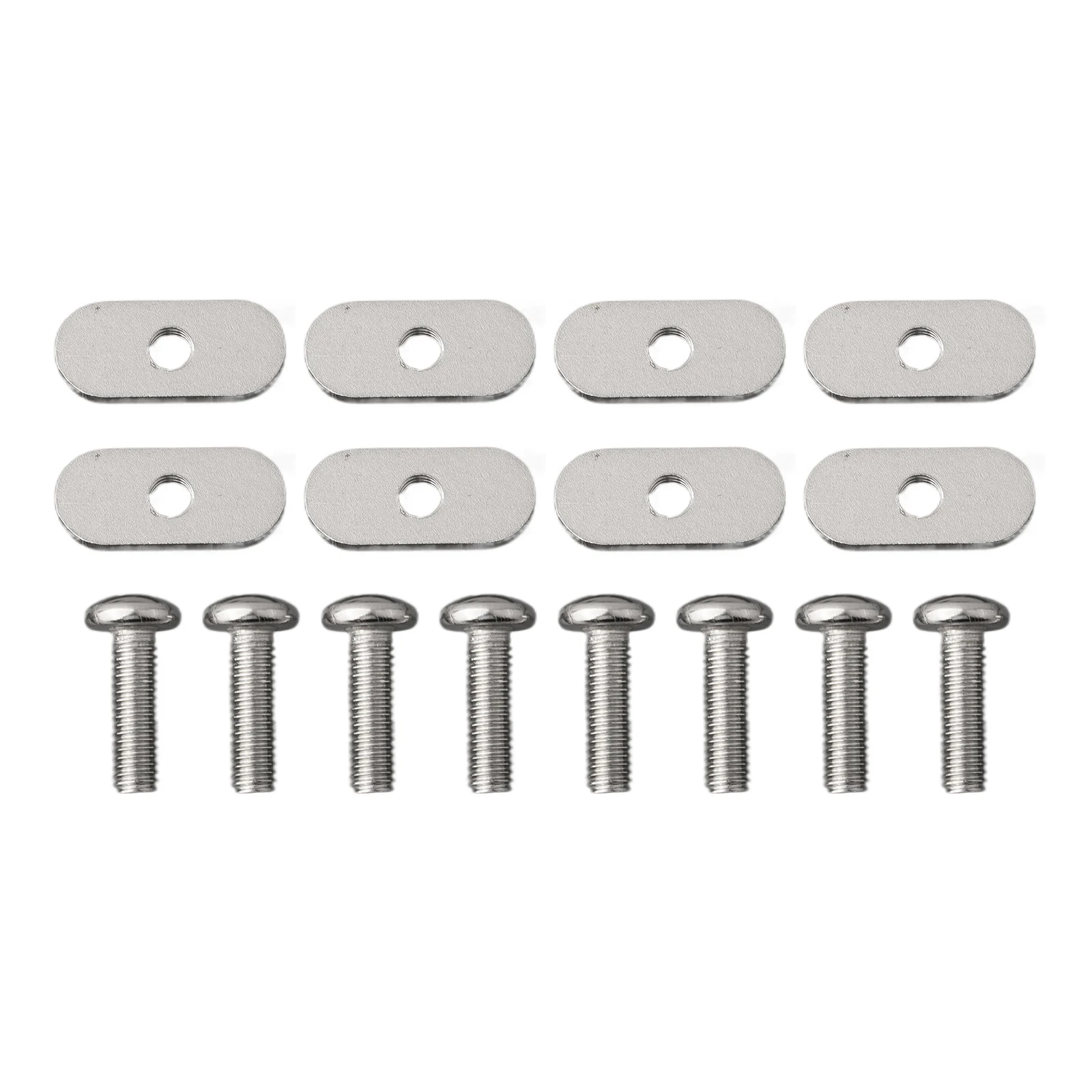 Tool Kayak Rail Set Sport M6 X 20mm 8 Sets M6 304 Stainless Steel Outdoor Sport Replacement Kit Screws Nuts Kit