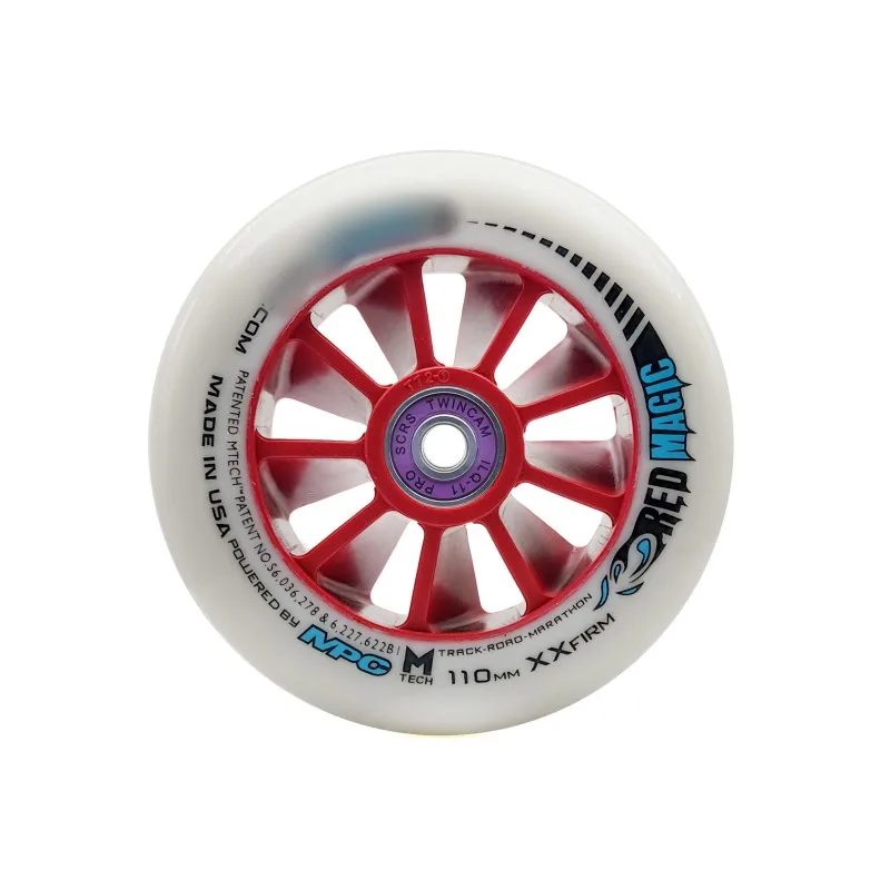 Zaawansowane wyścigi uliczne 110mm 100mm 90mm do jazdy na łyżwach dla MPC czerwone magiczne łyżwy prędkość liniowa XXFirm zwijane buty ILQ11 6/8