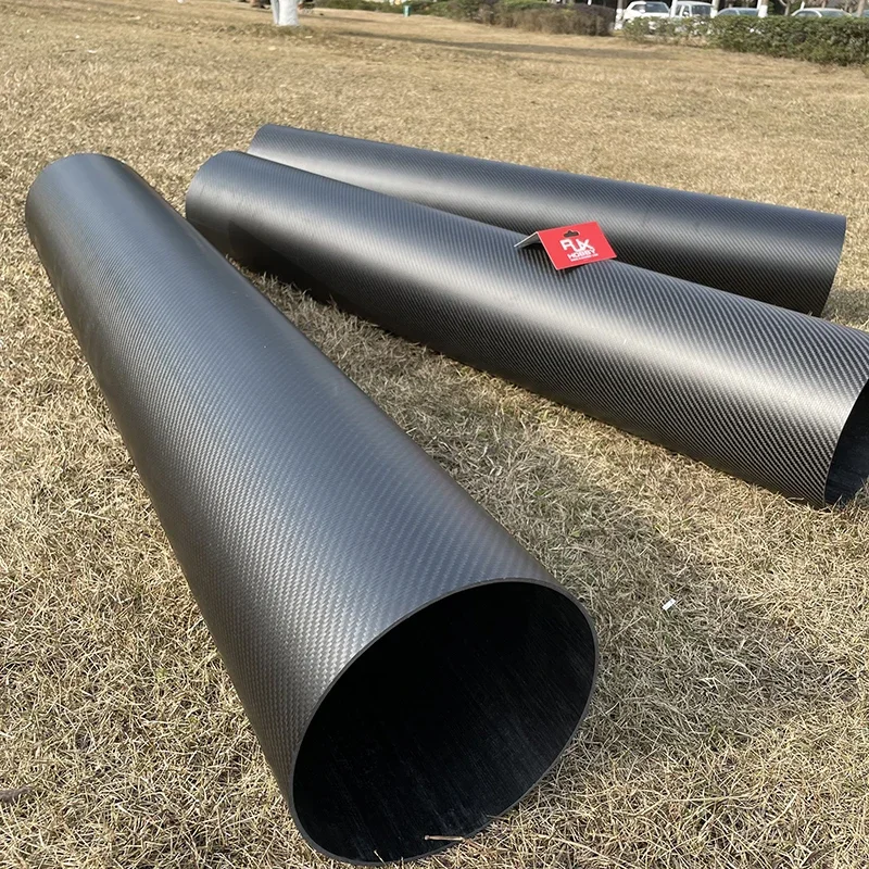 RJX 100mm 150mm 180mm 200mm 250mm 300mm 400mm Carbone Tubing Large Diameter Carbon Fiber Tube