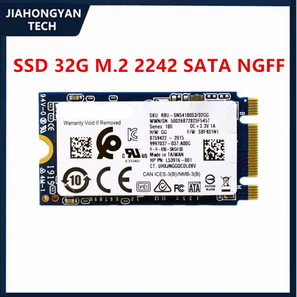 Original For Kingston 32G M2 SSD Solid State Drive M.2 NGFF 2242 Interface SATA Solid State Drive