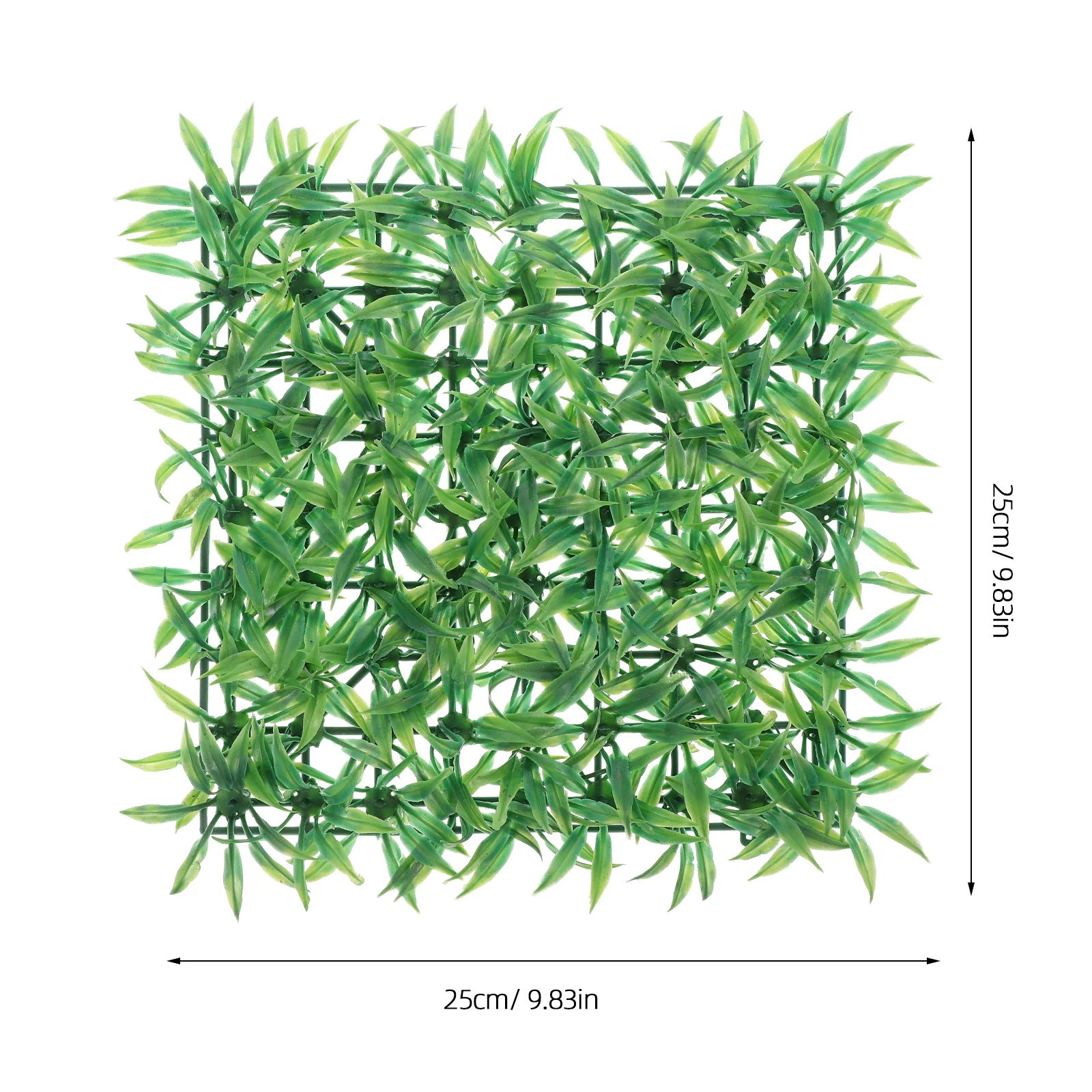 4 قطعة لوحة حائط من العشب الاصطناعي خلفية عشبية وهمية واقعية لشاشة الخصوصية الداخلية والخارجية ديكور سياج الحديقة