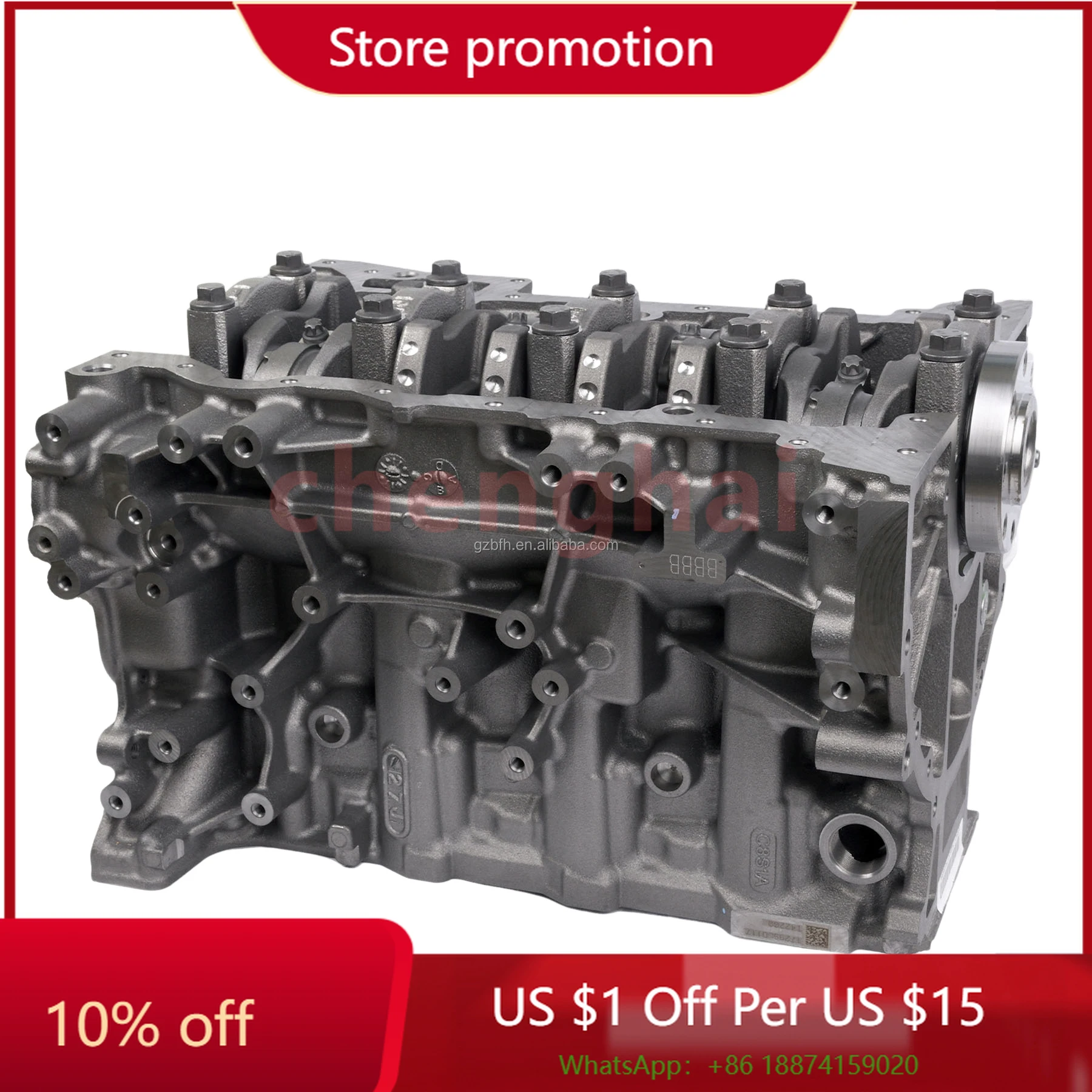 Engine Short Block Assembly Assy for Ford Ranger Everest Mazda BT-50 2.2 TDCi 1757465 BK3Q-6015-AB BB3Q-6011-EA