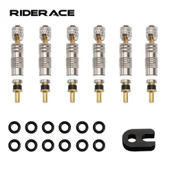 Bike Valve Core Quality Presta Valve Brass Core Tool MTB Road Bicycle Tubes Service Part Tool CNC-Machined Removable Replacement