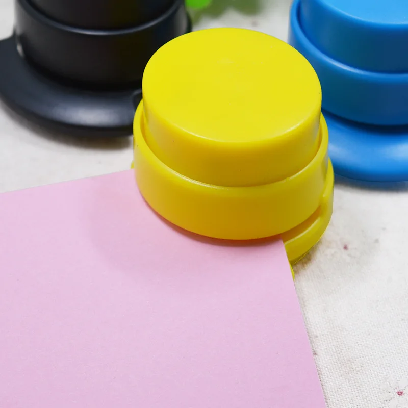 Mini Stapler Needle free Stapler Office and Learning Supplies Creative Stationery Student Environmental Protection