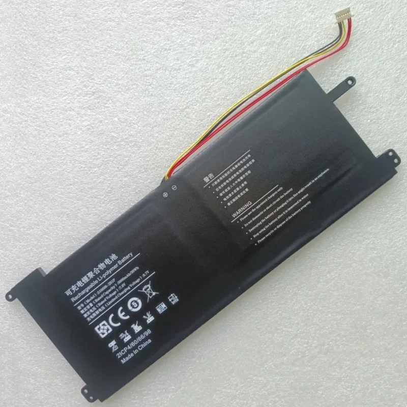 New U516698PV-2S1P 516698-2S1P Laptop Battery 7.6V 38Wh 5000mAh 7-pin 5-wire For Jumper Ezbook S5 Max 2AQAA-EZBOOKS5MAX Netbook