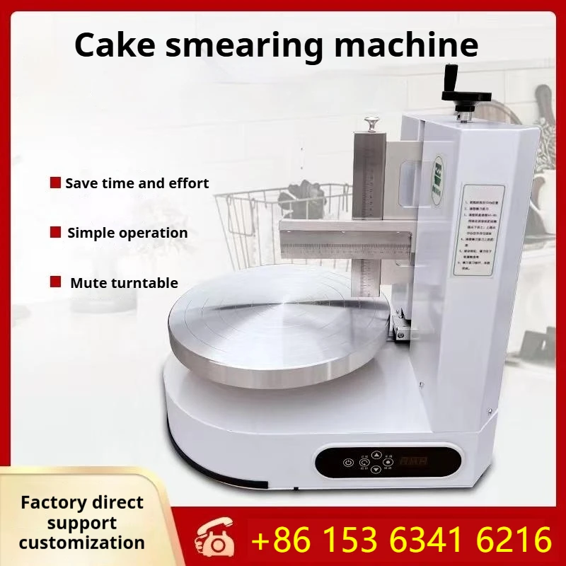 Cake scraper automatic cake filling machine maker cake cream spreading spreader machine