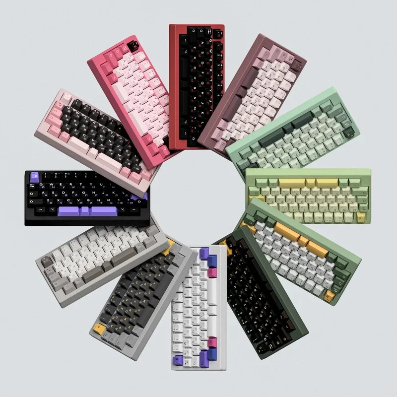 

Raven50 customized keyboard kit 52 key 3D printing keypad thri-mode gasket structure single key slotting via mechanical keyboard