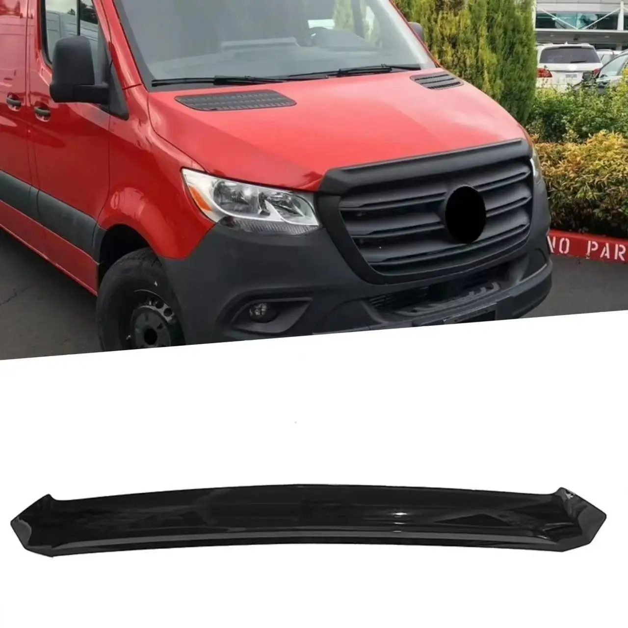 Suitable for 18-24 Mercedes Benz Sprinter W907A single-stage sand and stone barrier installation   pasting