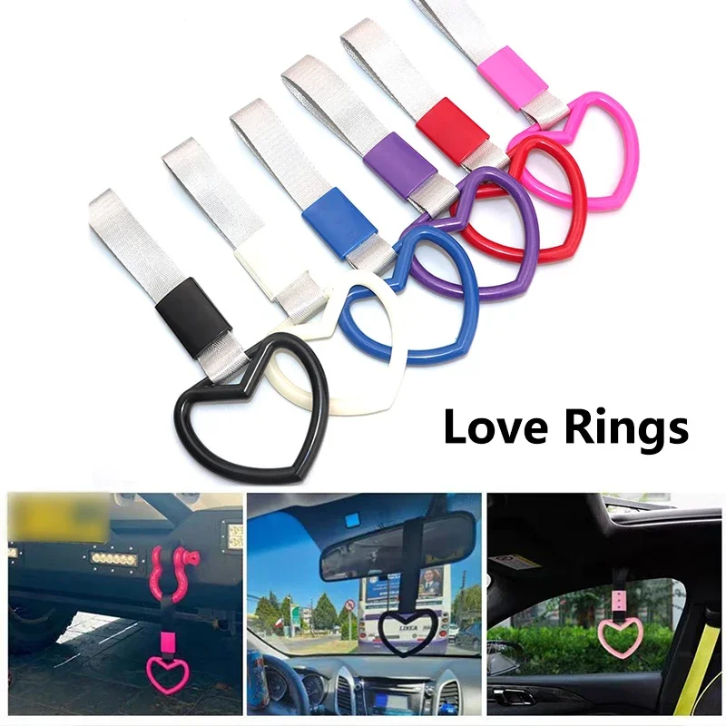 

Warning Ring Tsurikawa ring love JDM train bus handle sling drift charm sling auto parts car love pull ring