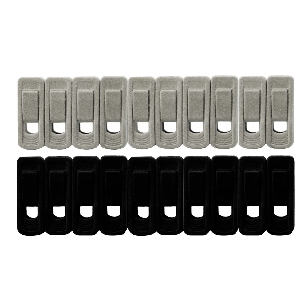 15 Pcs Coat Hangers Windproof Clothes Clip Useful Clothespin Fold Drying Sock Black