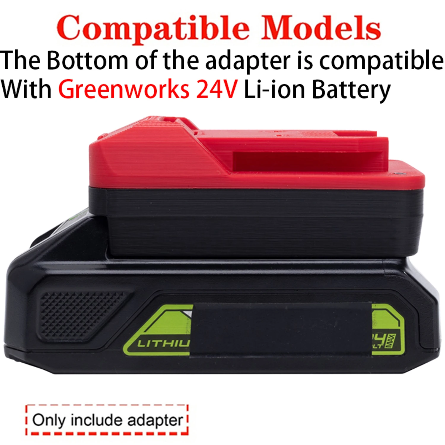 Battery Adapter For Lidl Parkside X20V Li-ion Tool To Greenworks 24V Li-ion Battery Adapter Converter Power Tool Accessory