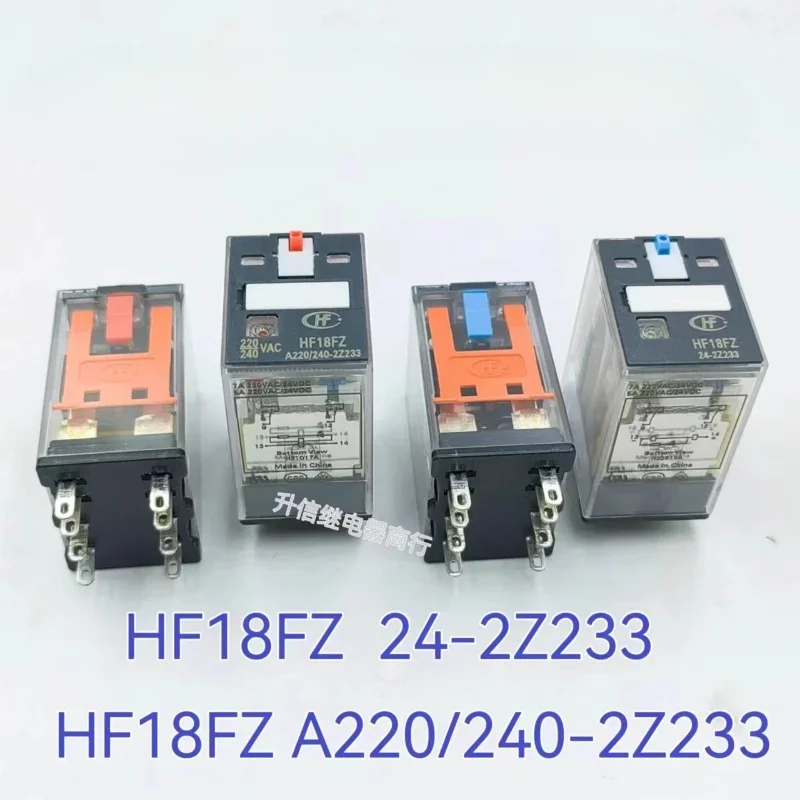 （Brand New Original）1pcs/lot 100% original genuine relay:HF18FZ/24 A220-240-2 4Z233 5A 3A 250V Power industrial control relay