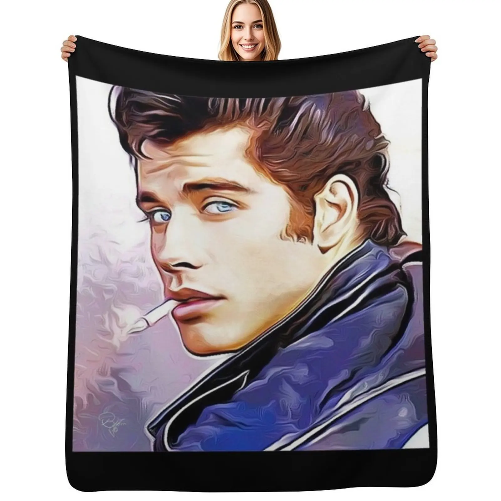 DANNY ZUKO / John Travolta Throw Blanket Soft Cozy Blanket for Pet Kids Adults
